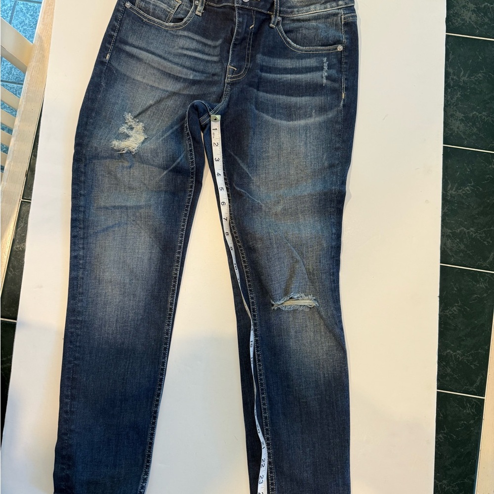 VIGOSS WOMENS SKINNY JEANS - THOMPSON TOMBOY CLASSIC FIT DISTRESSED SIZE 28 - Picture 8 of 10